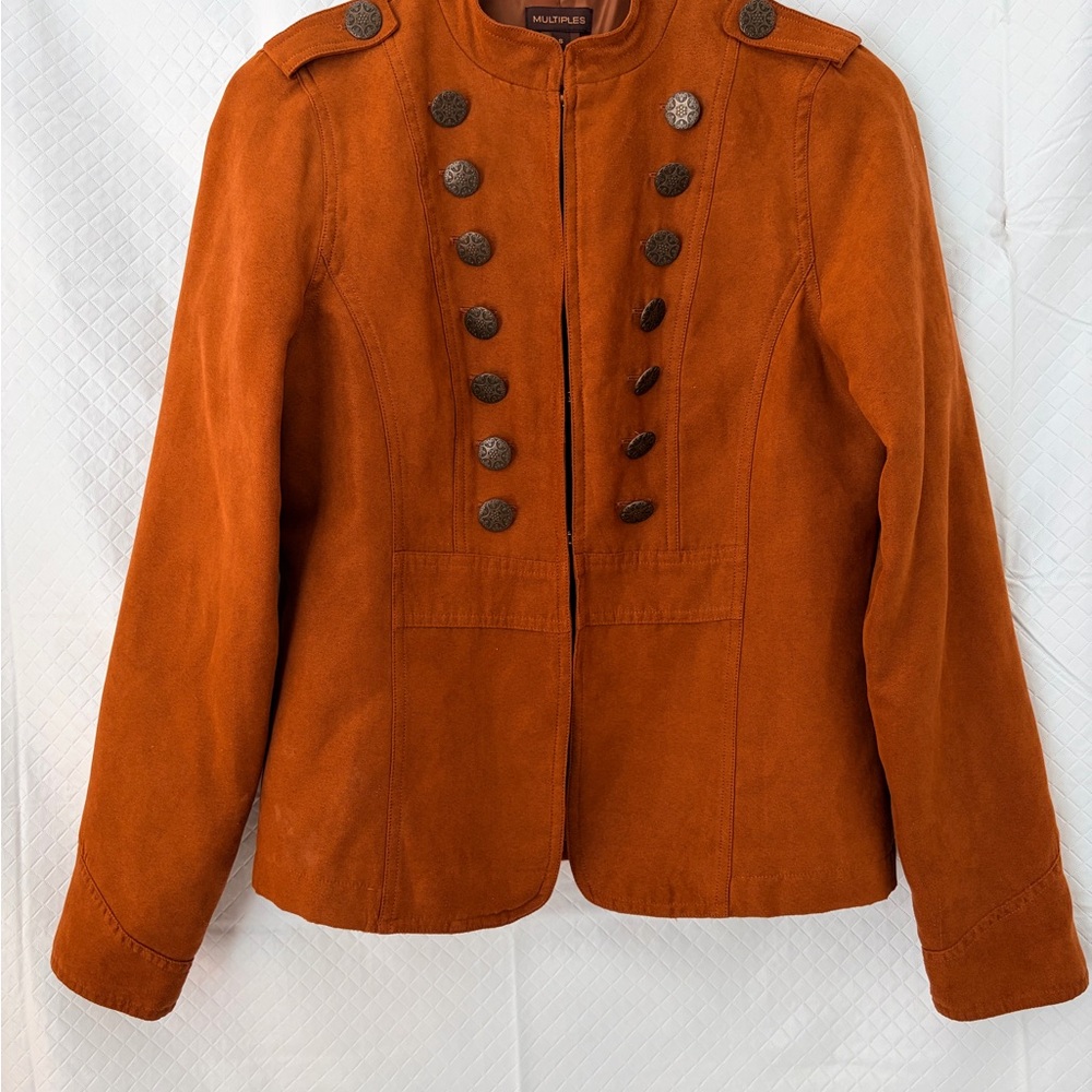 Multiples Burnt Orange Utility Jacket - image 1